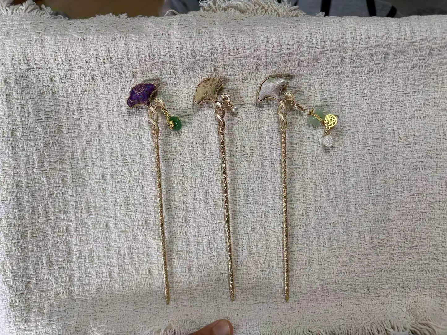 JOFAE Kyoto Handmade Ginkgo Hair Stick – Longevity & Good Fortune