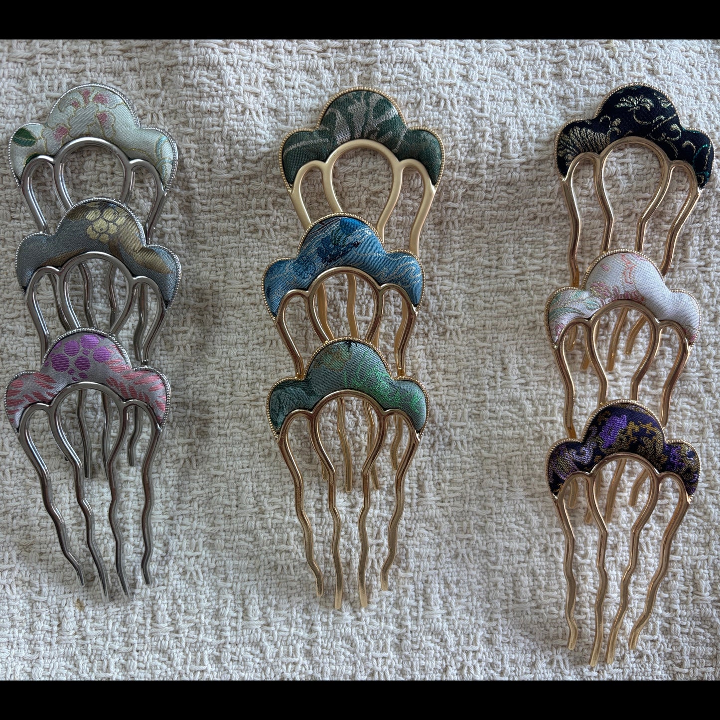JOFAE Kyoto handmade cloud-shaped hair fork with intricate design, symbolizing peace and good fortune, ideal for elegant hair styling.