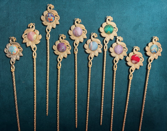 JOFAE Kyoto Handmade Phoenix Feather Hair Stick – Symbol of Luck & Renewal