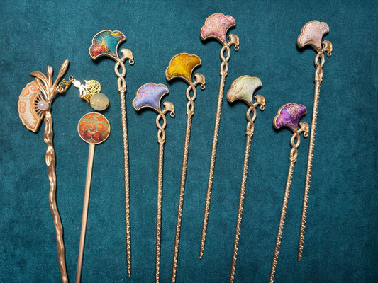 JOFAE Kyoto Handmade Ginkgo Hair Stick – Longevity & Good Fortune