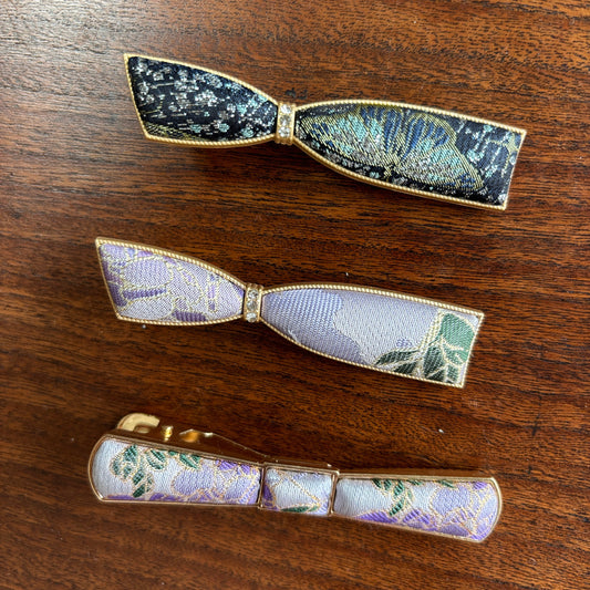 JOFAE Kyoto Handmade Structured Bow Hair Clip – Classic Grace Edition