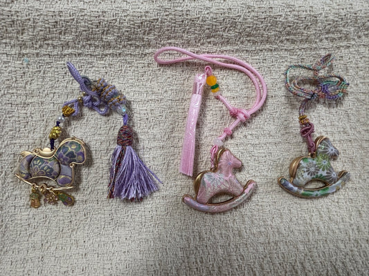 JOFAE Handmade Rocking Horse Charm – Kyoto Childhood Memory & Gentle Protection Talisman