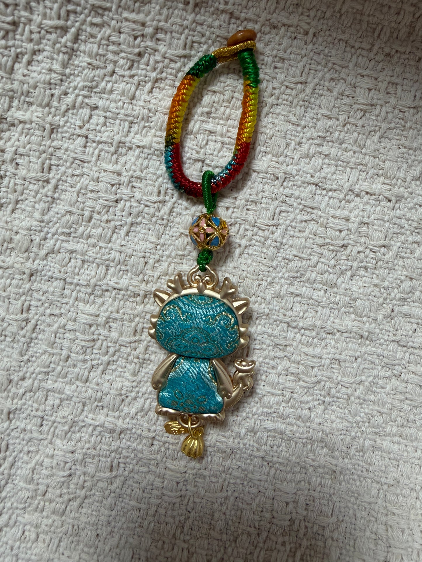 JOFAE Handmade Dragon Zodiac Charm – Kyoto Fortune & Power Protection Talisman | Chinese Dragon Lucky Keychain